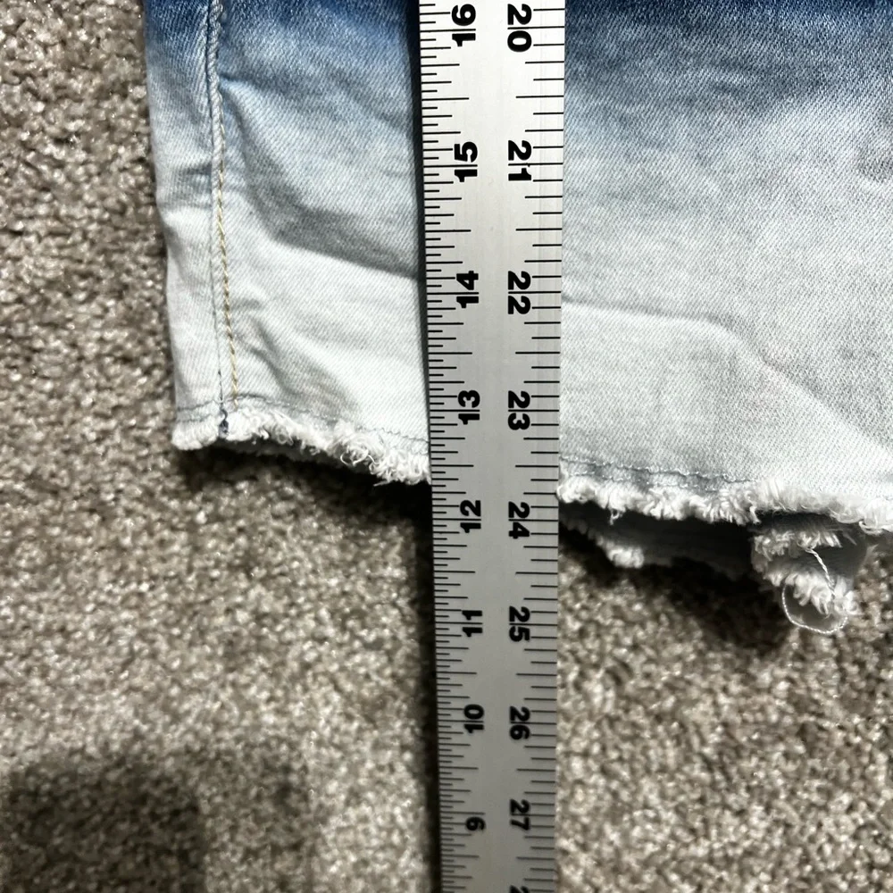 Justice Girls Denim Jean Overalls Shortalls Size 8